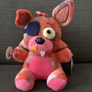 FNAF 10" Five Nights At‎ Freddy's Funko FOXY TIE-DYE Hot Topic Exclusive